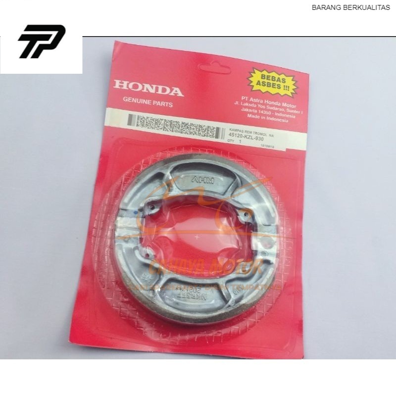 Kampas Rem Belakang Tromol HONDA beat.vario scoppy
