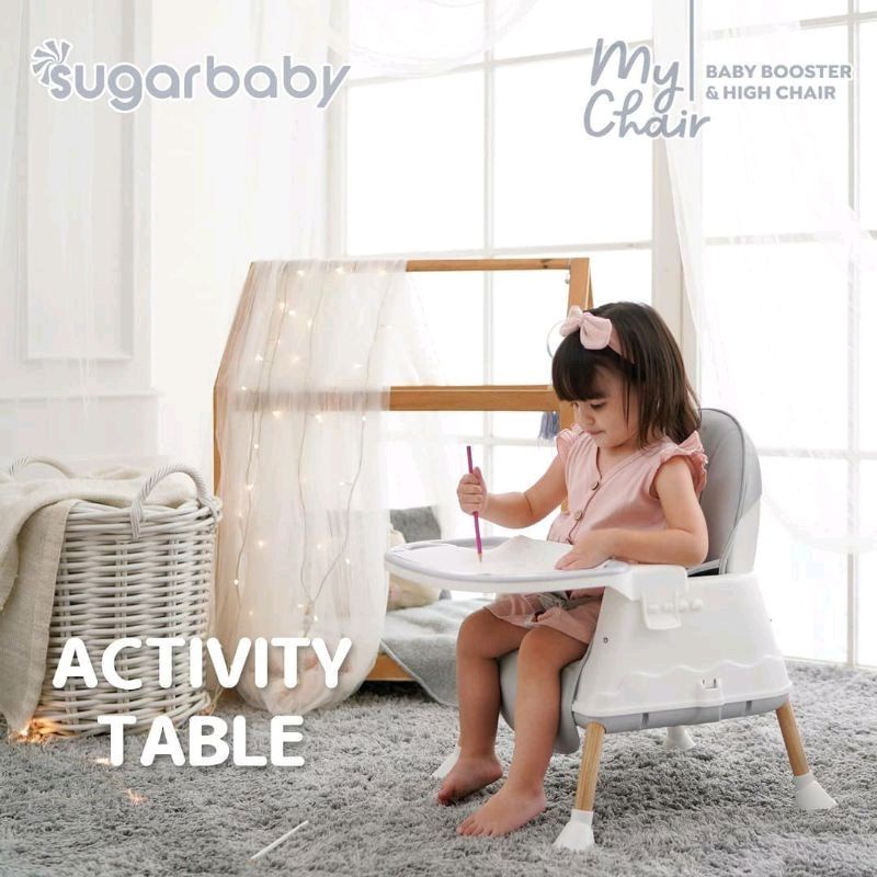 Sugar Baby My Chair (Baby Booster &amp; High Chair) : 6 Growing Stages / Sugarbaby My Chair 6 Growing Stages Kursi Makan Bayi