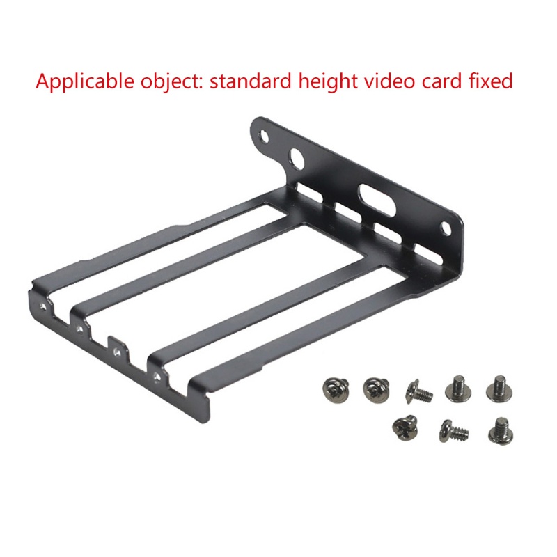 Btsg Metal Graphics VGA Card Bracket Fixed Holder Side Converter Pendingin Komputer Radiator Support 4per7lubang