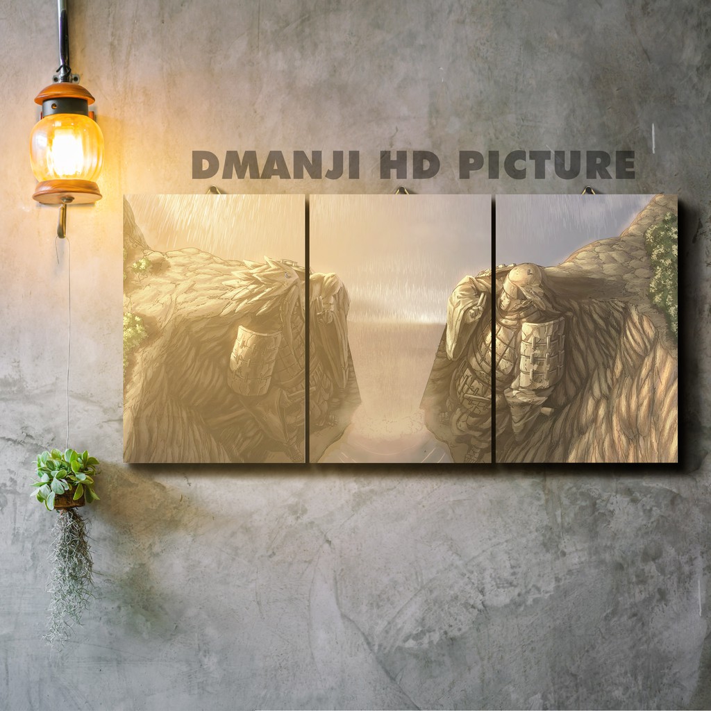 POSTER KAYU MULTIPANEL ANIME NARUTO / 20X30 / HIASAN DINDING NARUTO / PAJANGAN KAMAR TIDUR ANIME-HD - NRT 38