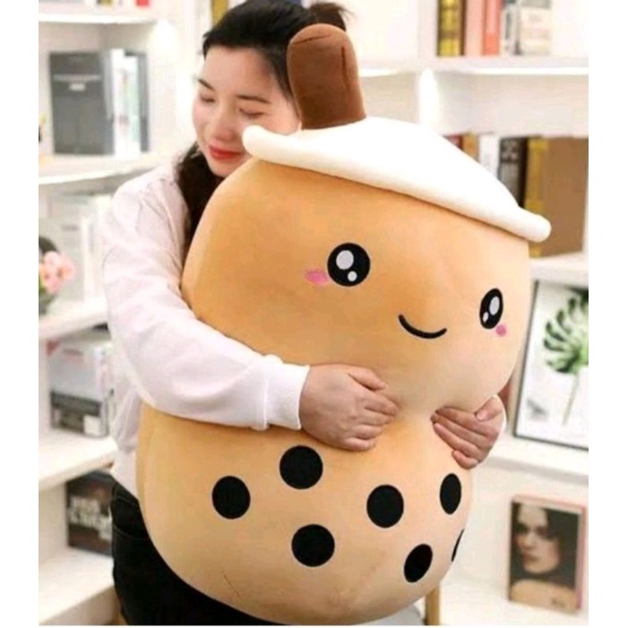 BONEKA BOBA LAMPU LED / BOBA Milk Tea LED Diameter 20cm / TINGGI 30 CM  Berlabel SNI