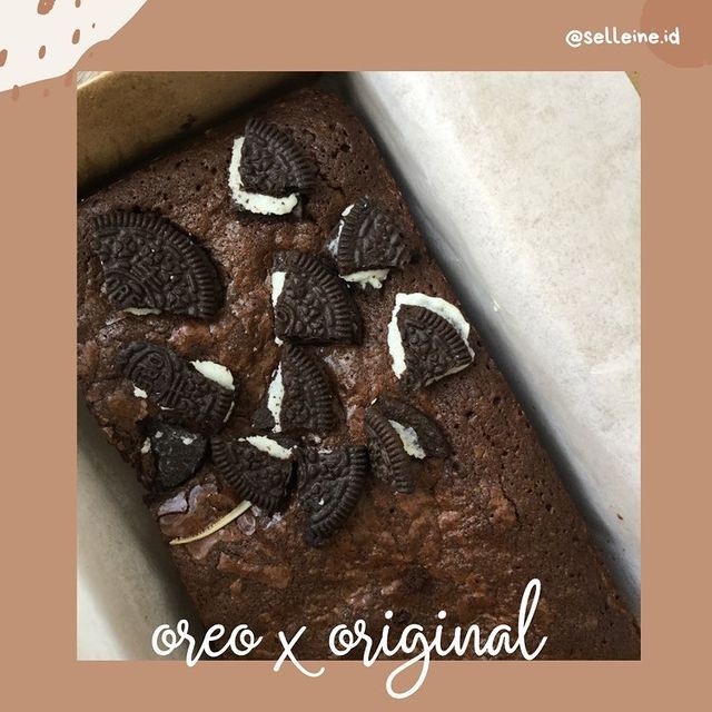 

fudgy brownie (oreo)