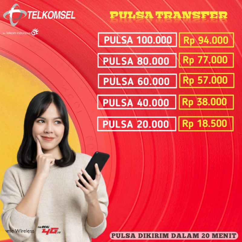 PULSA TRANSFER TELKOMSEL ( TERMURAH )