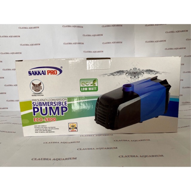 MESIN POMPA KOLAM HIDROPONIK SUBMERSIBLE PUMP SAKKAI PRO ECO 5800 HEMAT DAYA
