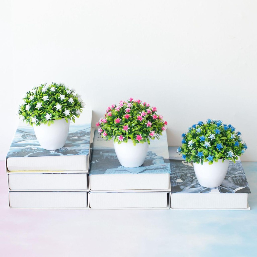 COD POT TANAMAN  BUNGA HIAS BUNGA DEKORASI RUANGAN BUNGA PLASTIK HIAS P2078-1