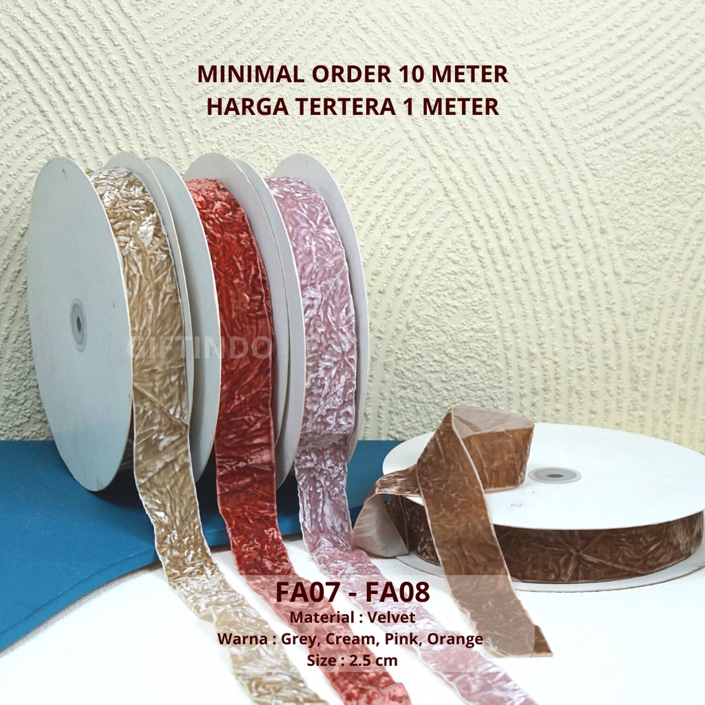 

Pita Kado / Lebar Pita 2.5 cm / Pita Bunga / Pita Souvenir Lebar Pita 3.5 cm I FA07 - FA08