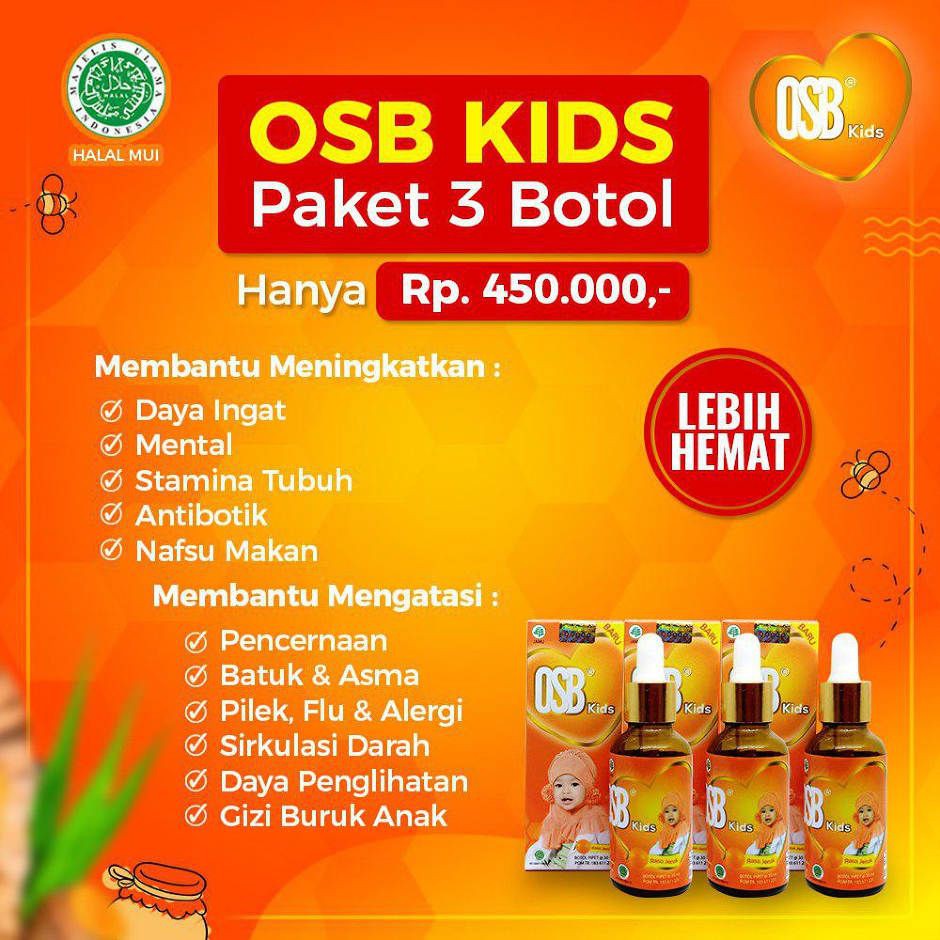 OMAR SMART BRAIN OSB 100% ASLI Vitamin Otak OSB CAIR