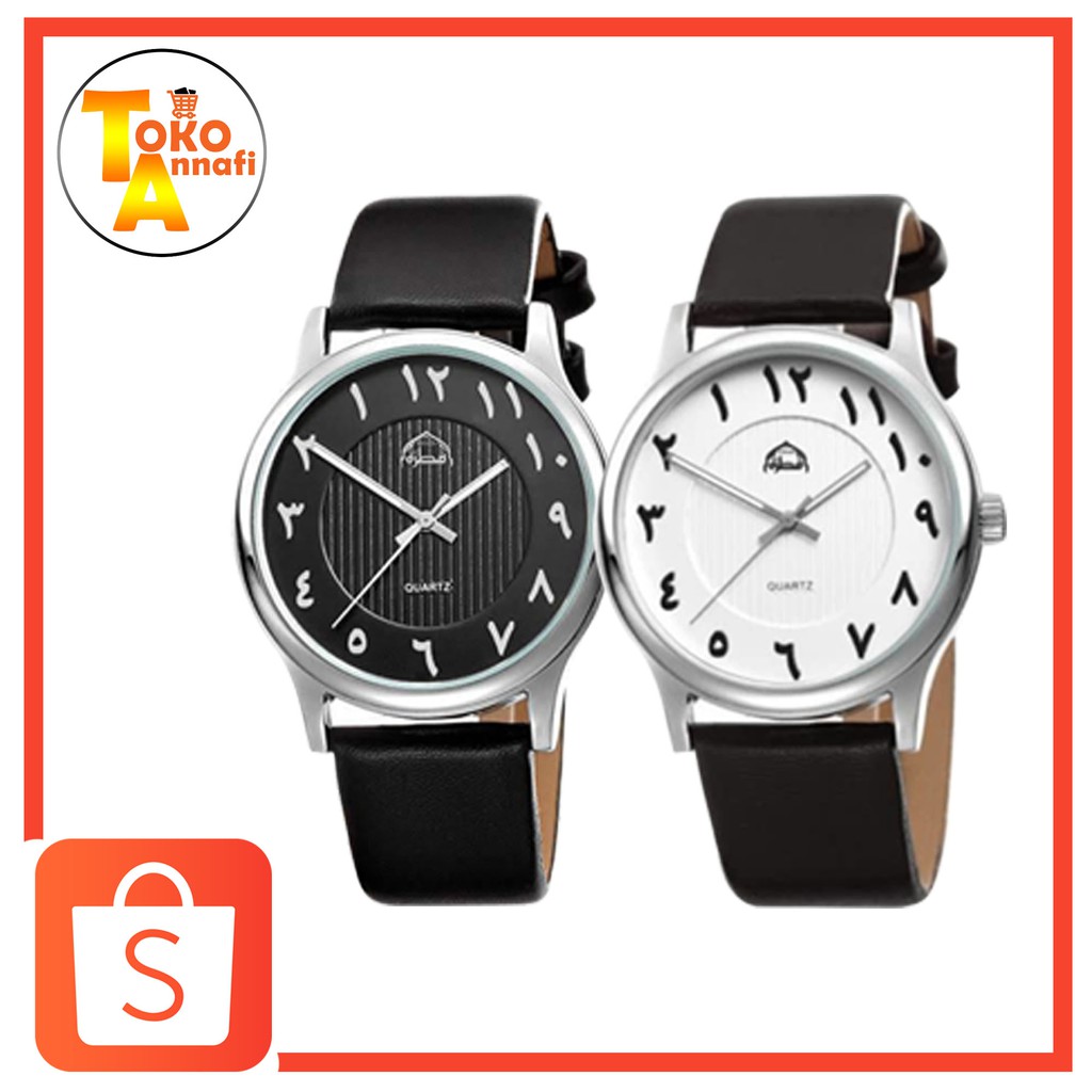 JAM TANGAN ARAB ARABIC TAWAF fitrah import unik BERPUTAR KE KANAN/TERBALIK