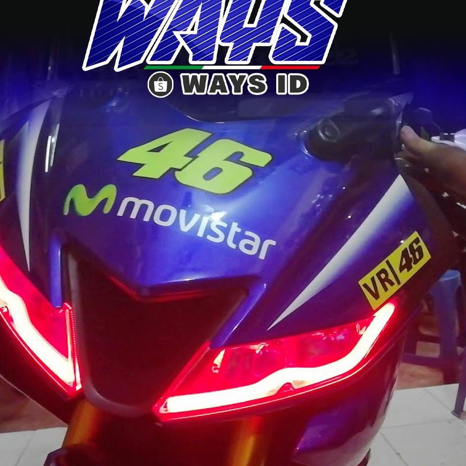 Q8649 [L017] Lampu Alis 30 CM Senja LED Mobil Motor Nmax Vario CBR CB 150R Vixion R15 R25 GSX Ninja