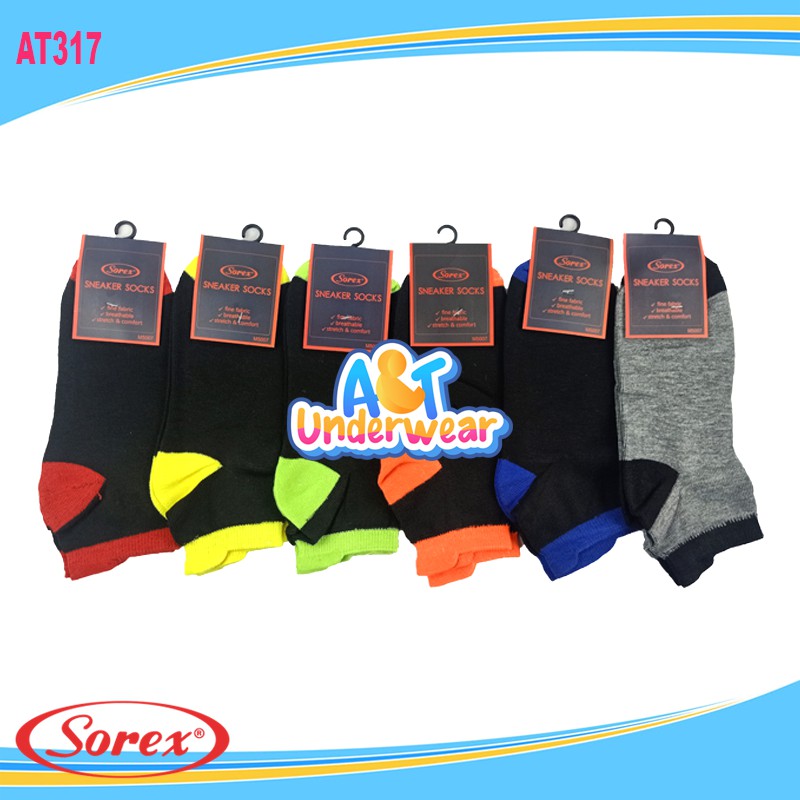 AT317-Sorex Kaos Kaki Dewasa Sneaker/kaus kaki sport