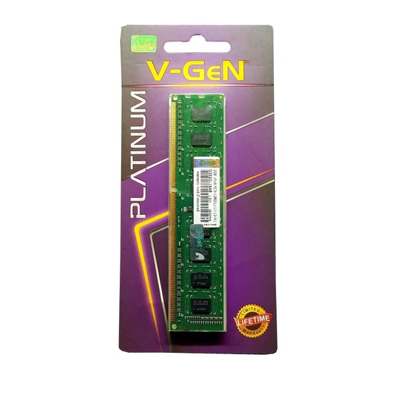 Ram PC Longdimm V-GeN DDR3 2GB 4GB 8GB PC1333 / 10600 Mhz PC1600 12800 Mhz V Gen Memory Untuk CPU Vgen Lifetime Warranty