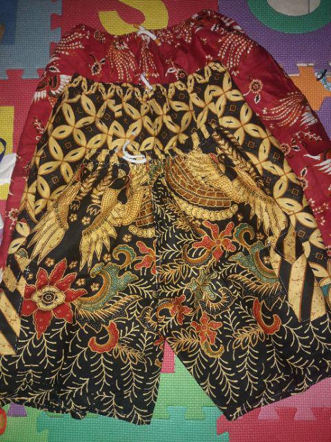 Celana Pendek Wanita Untuk Tidur Motif Batik Ukuran All Size