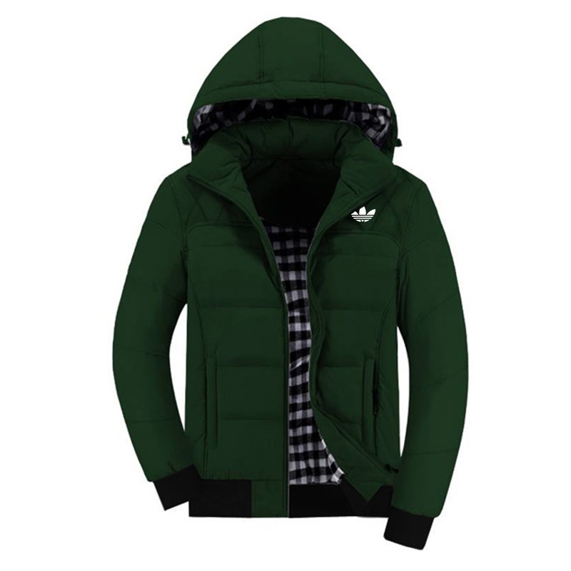 Jaket Adidas grade ori harga DISKON bahan parasut ukuran S M L XL XXL anti air tebal warna hijau