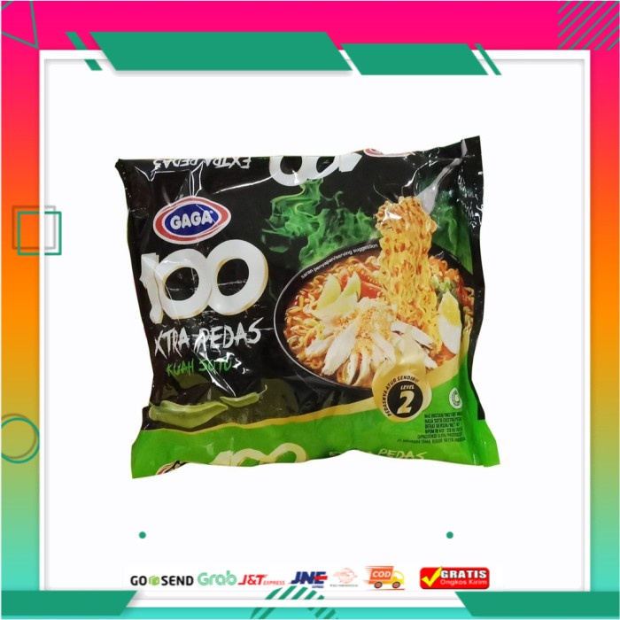 

Gaga 100 Extra Pedas Kuah Soto 75 g