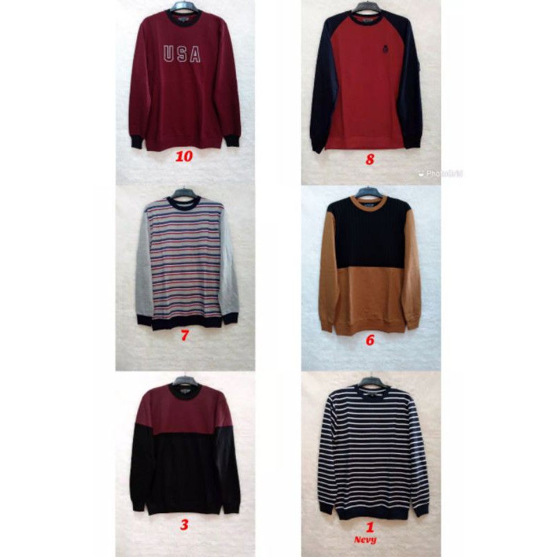 Sweater Details pria dewasa original