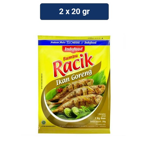 

Indofood Bumbu Racik Ikan Goreng 20 gr x 2 pcs