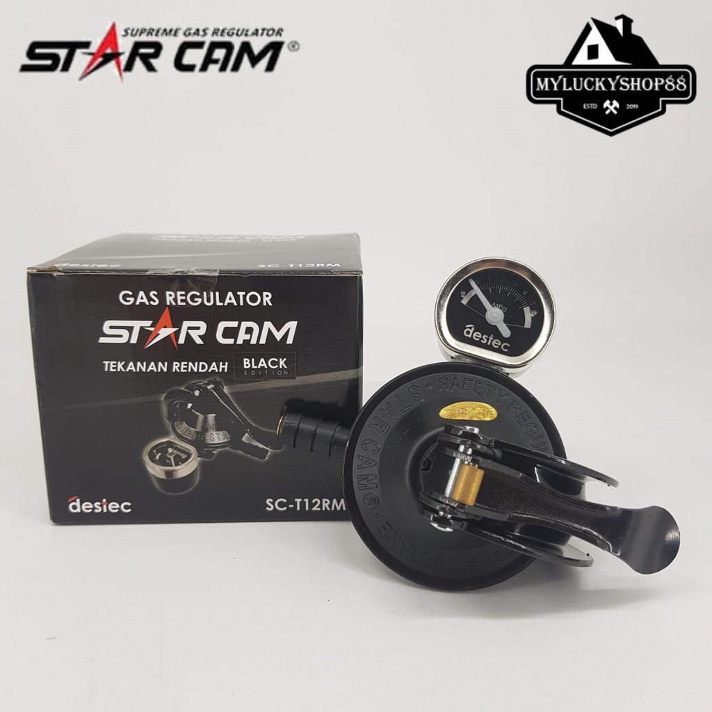 Regulator Gas Star Cam SC-23M SC-T12RM Tekanan Rendah Meter Starcam SC23M SCT12RM