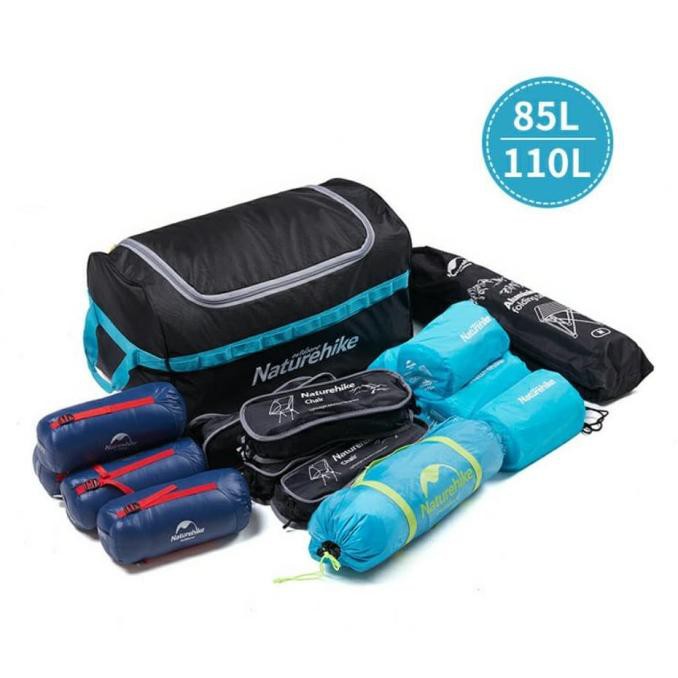 TAS KOPER LIPAT NATUREHIKE NH18X027 85L DUFFLE BAG TRAVEL BAG