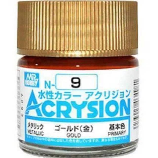 Mr ACRYSION WATER BASED N9 GOLD - MR. HOBBY