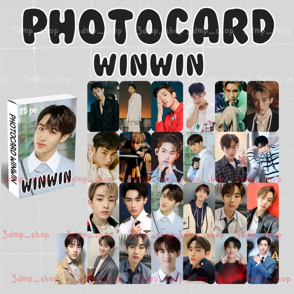 [25 Lembar] Photocard Lomo photo card lomocard way v wayv bad alive kick back ten yangyang lucas xiaojun winwin