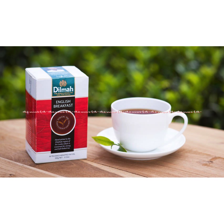 Dilmah English Breakfast Tea Breakfast Sarapan Pagi Bag Teh Inggris Dilmah Merah 50gr