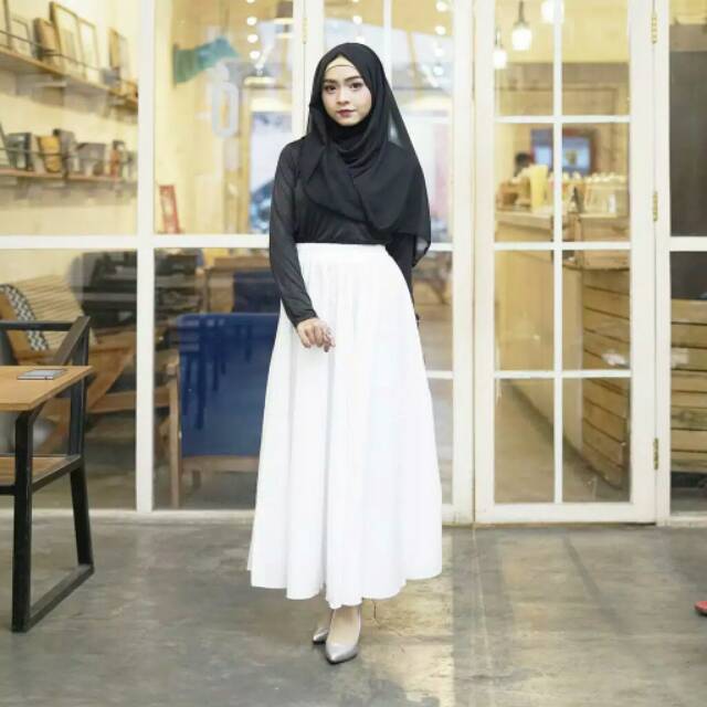 fashionshop119 Rok Zelda / Rok Polos / Bawahan Muslim / Fashion Wanita (fs)