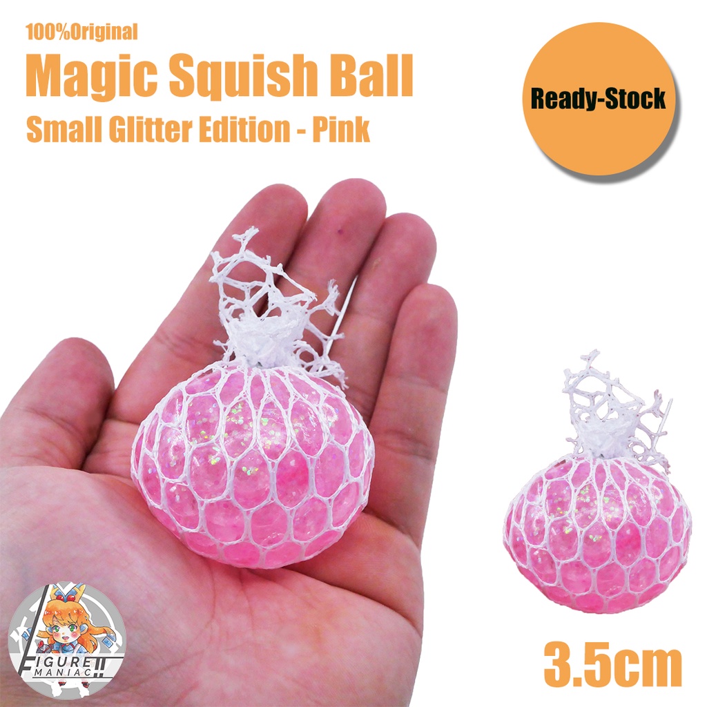 Mainan Anak - Magic Squishy Ball Small Glitter Edition 3.5 Cm