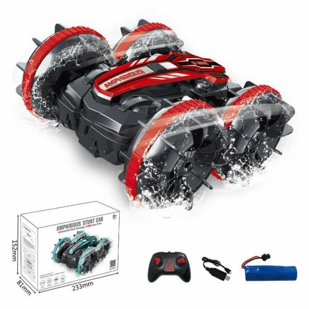 amphibious stuntcar rc mainan mobil diatas air dan darat amfibi rc car