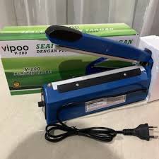 Vipoo 200 Sealer Plastik| Perekat Plastik Listrik Makanan Ringan Murah