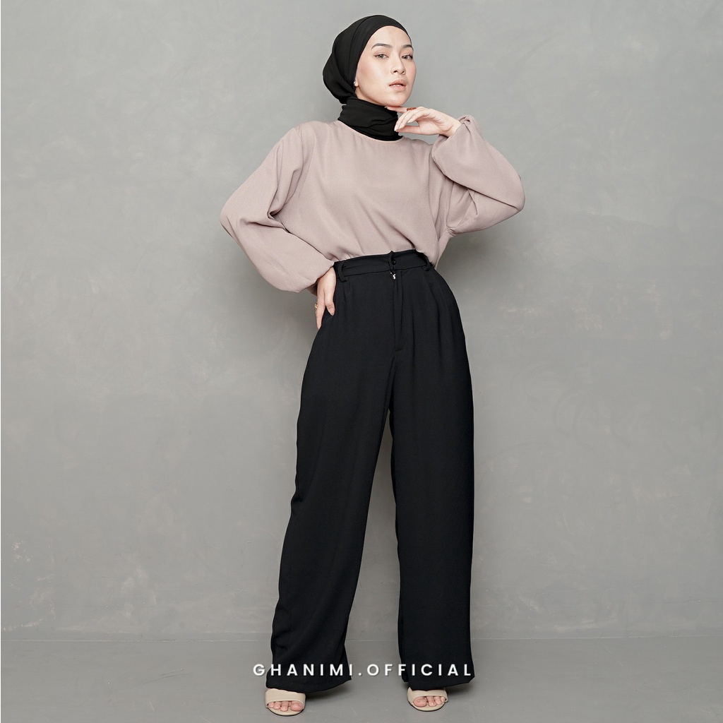 Ghanimi - Arula Pants / Celana Kulot Highwaist