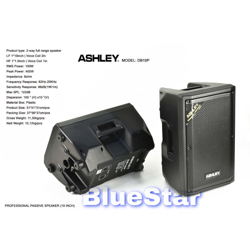 Speaker Pasif Ashley DB 10 P Original  10 inch Passive Ashley DB10P
