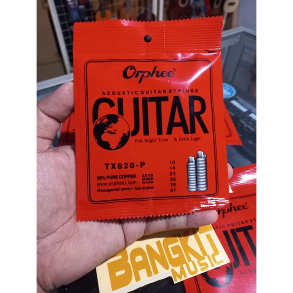 SENAR GITAR AKUSTIK ORPHEE TX 620 P