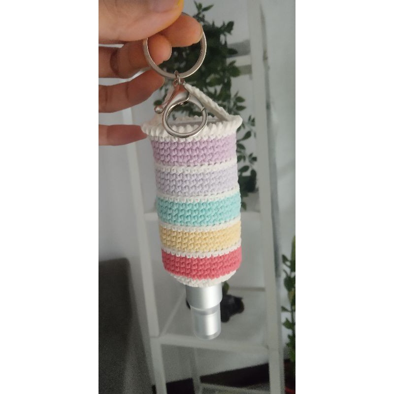 hand sanitizer holder rajut