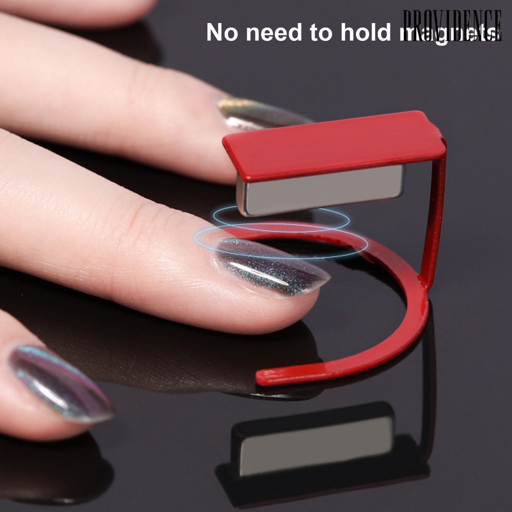 Providence Nail Art Magnet Bracket High Magnetic Compact Free Spin Cat Eye Gel Polish Holder for Women