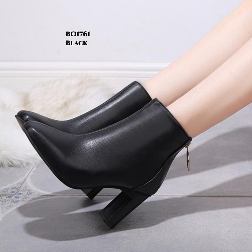 RESTOCK PRF Sepatu Boots Heels Korea BO1761