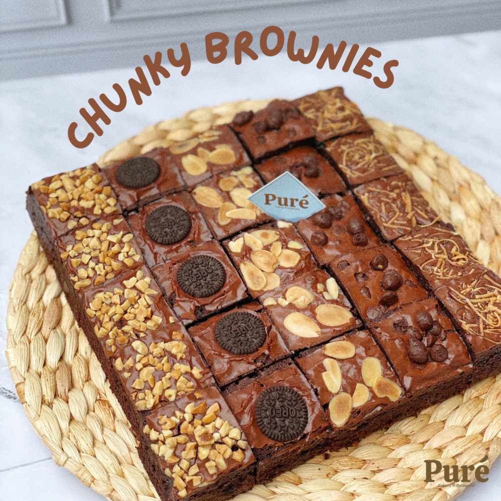 

Chunky Brownies Chocolate with Special Topping