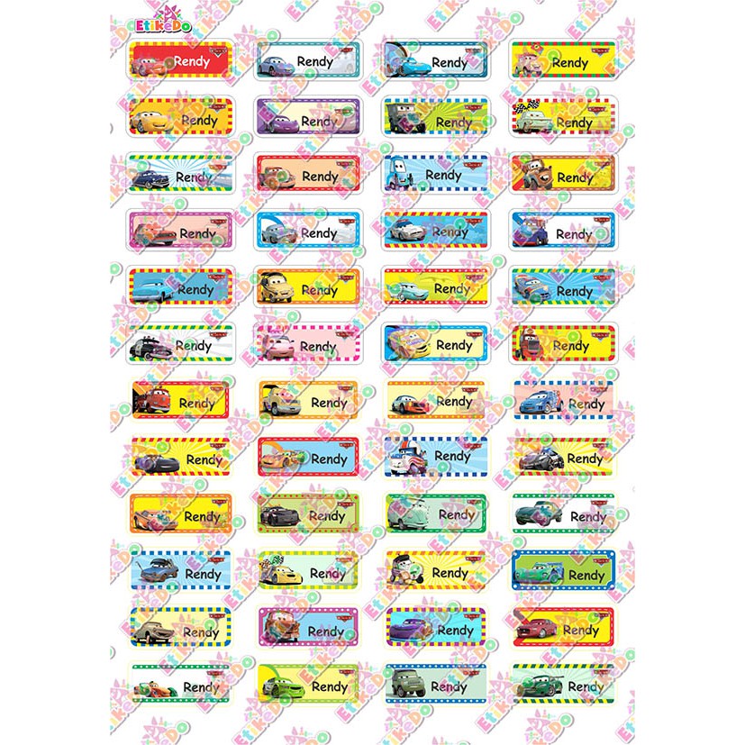 

LABEL NAMA CARS 192 STIKER - ANTI AIR/ROBEK/LUNTUR -2 Nama CR1XS2