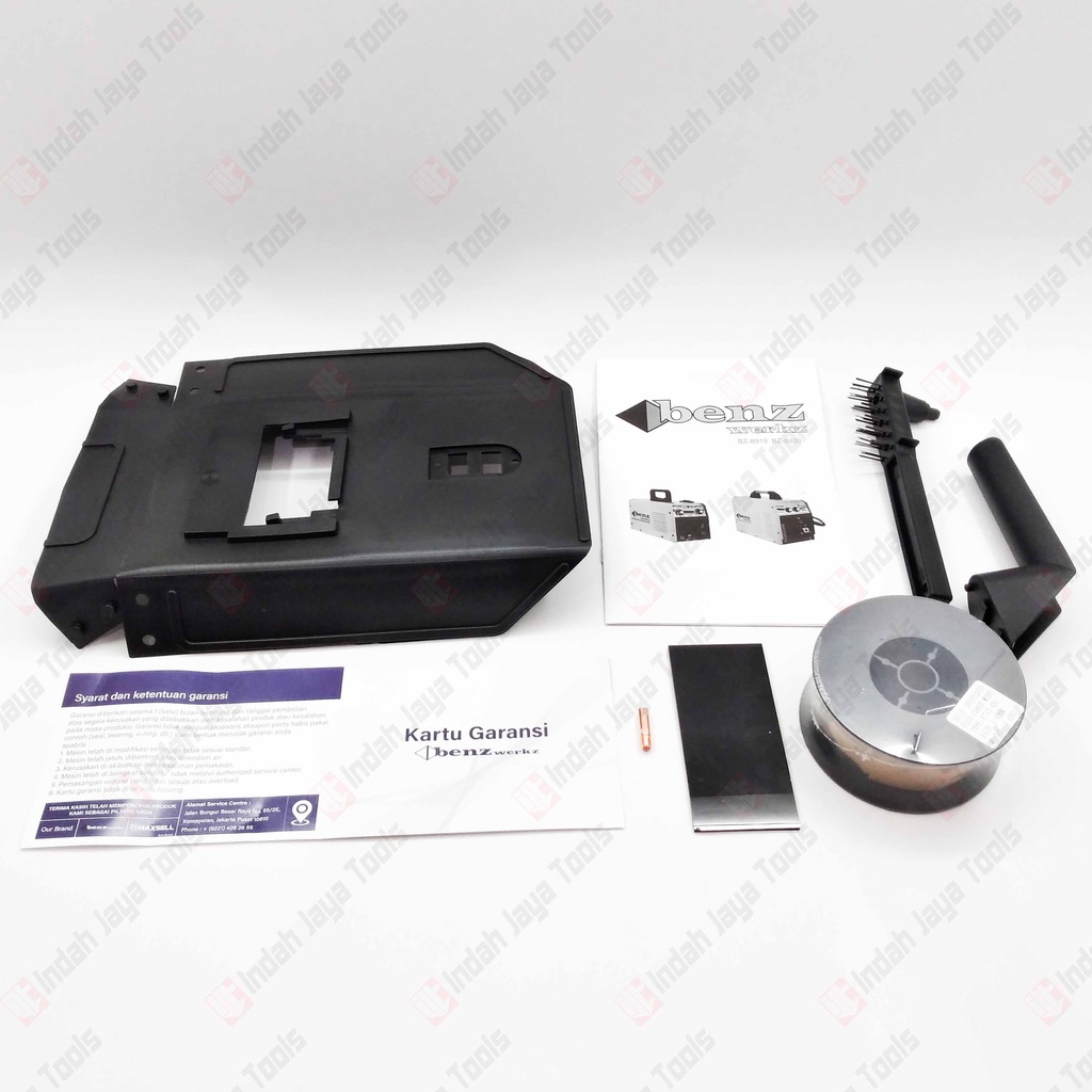 BENZ BZ-8919 Mesin Las MIG 120A Tanpa Gas CO2 Flux Core CO MAG Gasless