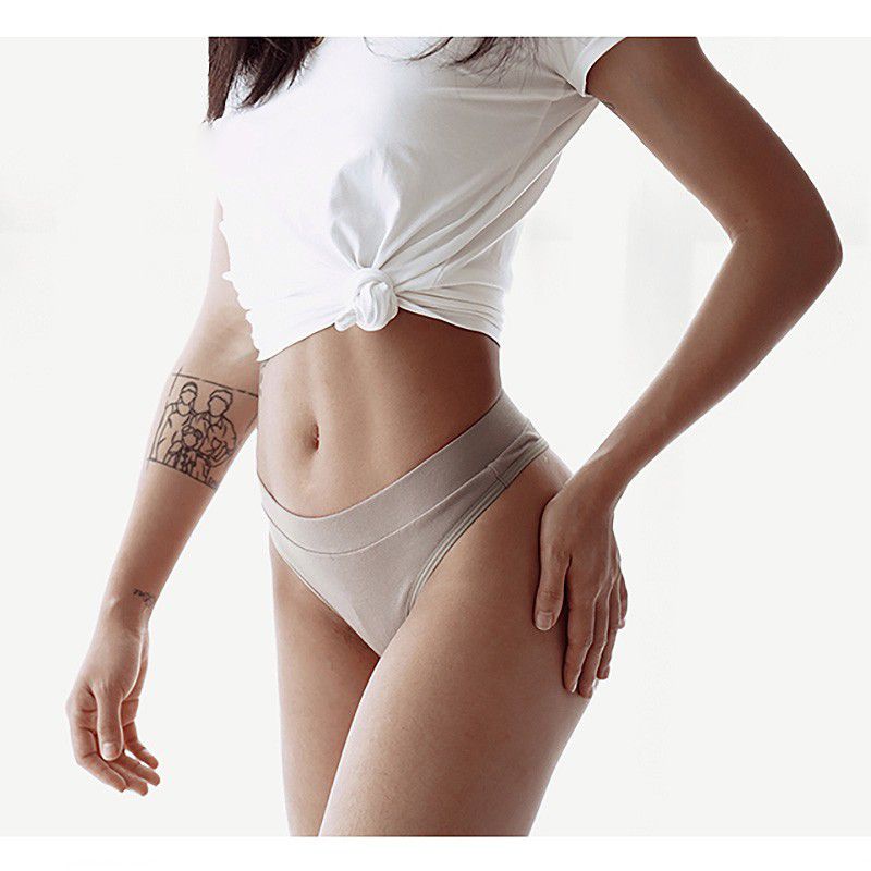 FINETOO Celana Dalam Wanita Katun Bernapas Dan Menyerap Keringat V-CEHK