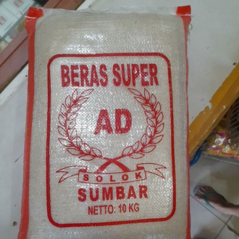 

beras super AD 10 kg di jamin enak dan asli