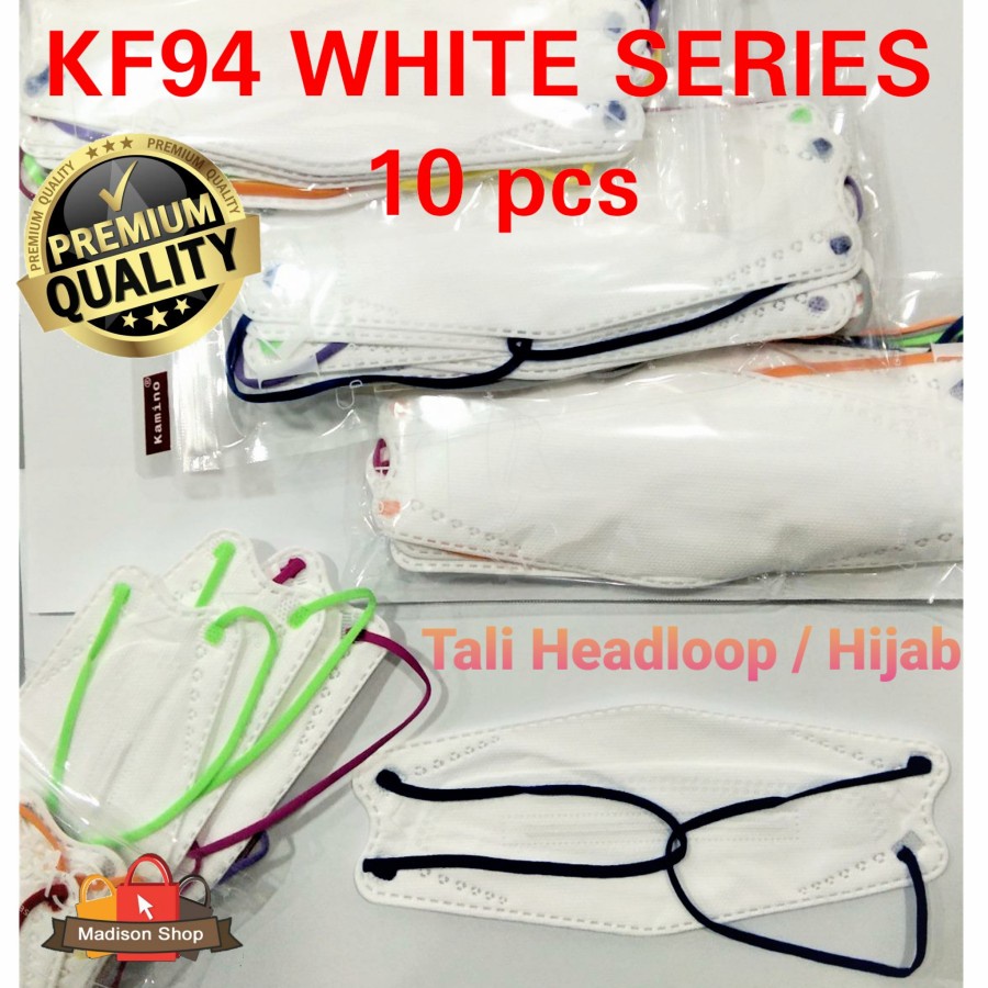 KF94 Masker 4 ply mirip Masker EVO Korea Earloop Headloop Hijab Murah