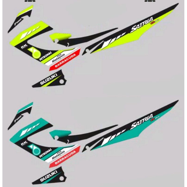 Striping Satria Fu / F 150 Facelift 2013 2014 2015 Variasi Stiker Motor Sticker Skotlet Scotlite Lis