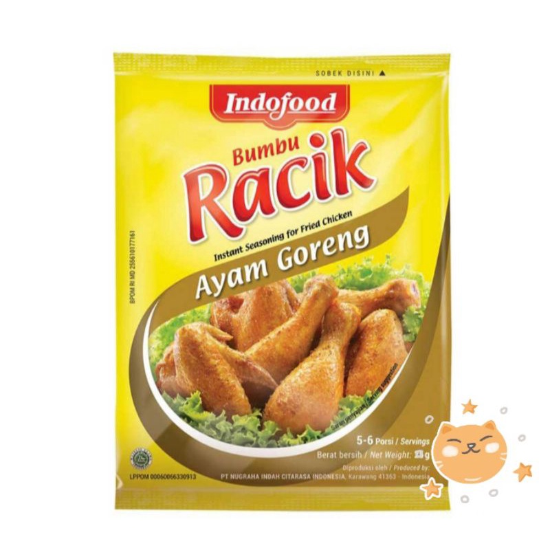 

Racik Bumbu Instan Ayam Goreng 26g