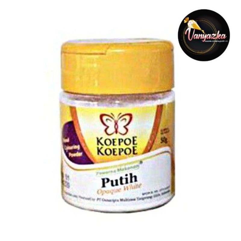 

Pewarna Makanan Putih/Opaque White Koepoe Koepoe 50gr