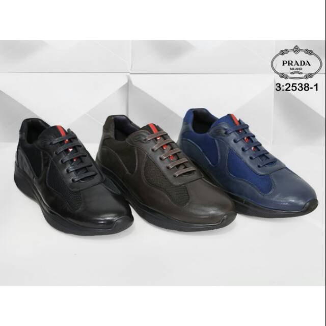 Toserba Ss023 Prada Shoes Pria Shopee Indonesia