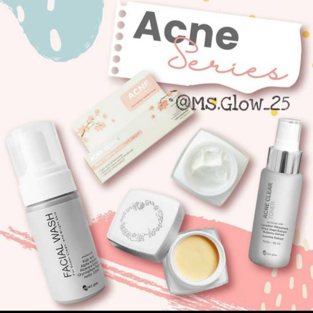 MS GLOW PAKET ACNE / PAKET ACNE MS GLOW