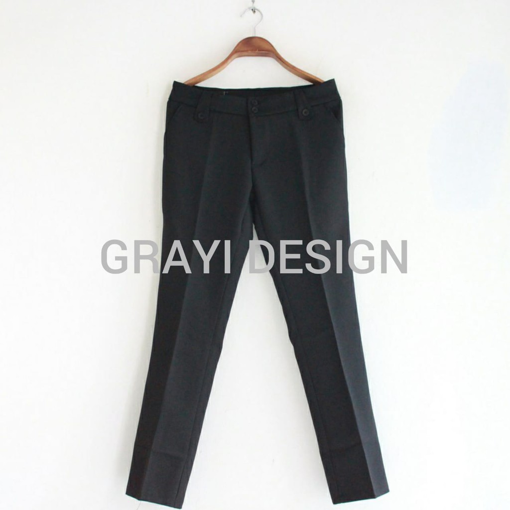 CELANA KERJA KANTORAN WANITA /  CELANA KANTORAN WANITA / CELANA BASIC KERJA WANITA / CELANA DASAR