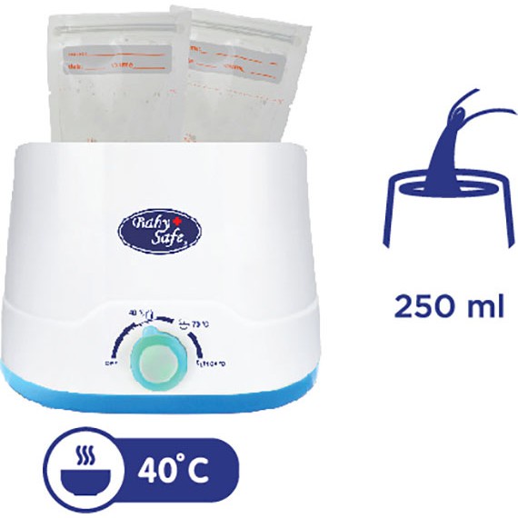 baby Safe - LB216 Twin Bottle Warmer - Penghangat Botol Susu - Sterilizer - Alat Steam Serba guna