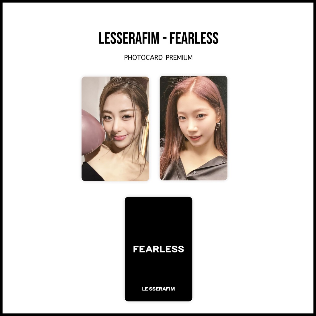 [SET] Photocard Lesserafim Fearless