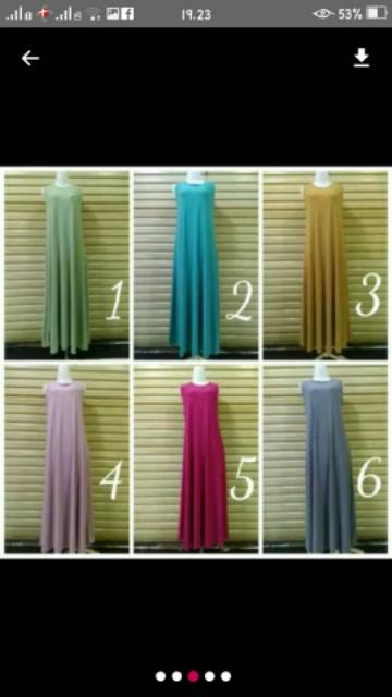 Yukensi Kutung Inner Gamis Jersey Bigsize Jumbo XXL